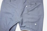 Michael Kors Mens Classic fit Dress Pants 38 / 32 Navy Blue Solid Stretch Wool