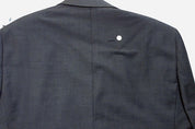 Tommy Hilfiger Mens Modern fit Suit Jacket Blazer 44 S Dark Grey Solid Stretch