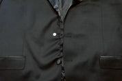 Michael Kors Mens Classic fit Tuxedo Jacket Blazer 52 R Black Solid Stretch