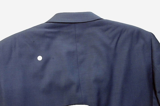 Calvin Klein Mens Slim fit Suit Jacket Blazer 44 S Navy Blue Solid Stretch