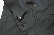 Michael Kors Mens Classic fit Tuxedo Jacket Blazer 46 L Black Solid Stretch