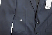 Bar Iii Mens Slim fit Suit Jacket Blazer 44 R Navy Blue Solid Stretch