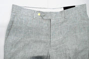 Bar Iii Mens Slim fit Dress Pants 32 / 30 Sage Green Plaid Stretch