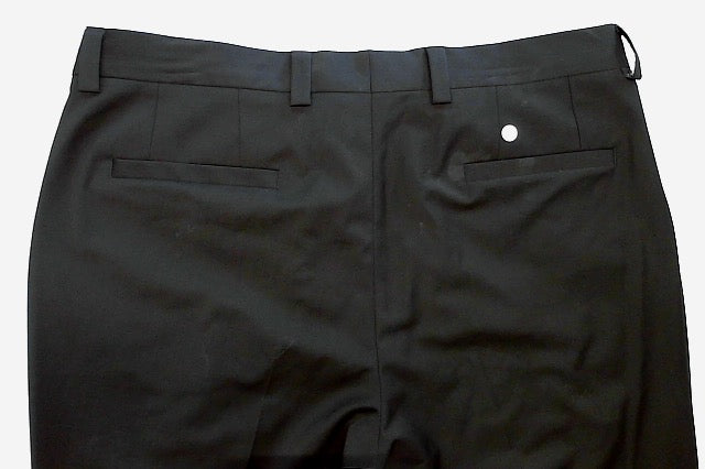 Hugo Boss Mens Modern fit Dress Pants 36 / 32 Black Solid Stretch