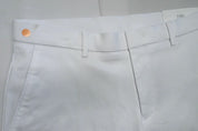 Tommy Hilfiger Mens Modern fit Dress Pants 33 / 30 White Solid Stretch