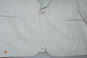 Tommy Hilfiger Mens Slim fit Tuxedo Jacket Blazer 52 R White Solid Stretch