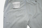 Kenneth Cole Mens Slim fit Dress Pants 33 / 30 Light Grey Solid Stretch