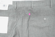 Calvin Klein Mens Skinny fit Dress Pants 36 / 29 Light Grey Solid Stretch