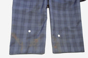 Hugo Boss Mens Modern fit Dress Pants 42 / 32 Navy Blue Plaid Stretch