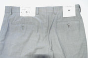 Calvin Klein Mens Slim fit Dress Pants 34 / 30 Lights Grey Solid Stretch