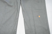 Kenneth Cole Mens Slim fit Dress Pants 36 / 32 Light Grey Solid Stretch