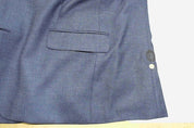 Michael Kors Mens Classic fit Sport Coat Blazer 48 R Periwinkle Blue Stretch