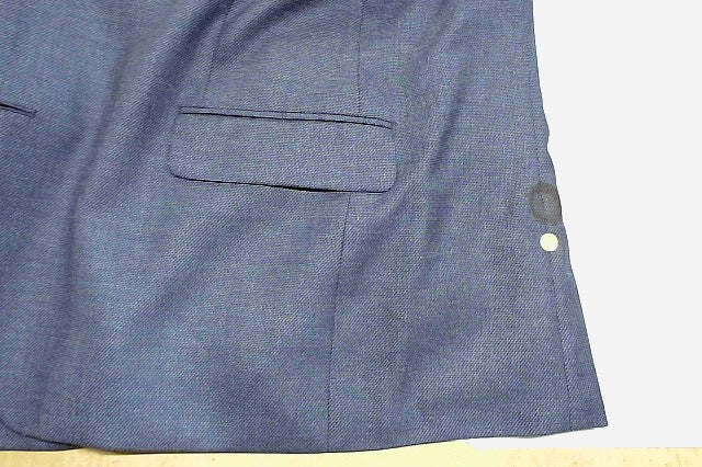 Michael Kors Mens Classic fit Sport Coat Blazer 48 R Periwinkle Blue Stretch