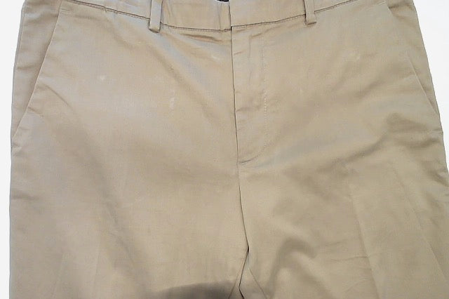 Perry Ellis Mens Slim fit Dress Pants 32 / 29 Brown Solid Stretch
