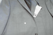 Bar Iii Mens Slim fit Suit Jacket Blazer 44 L Light Grey Solid Stretch