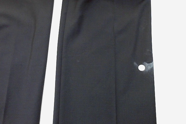 Calvin Klein Mens Slim fit Dress Pants 38 / 34 Navy Blue Solid Stretch Wool