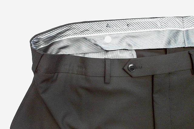Michael Kors Mens Classic fit Dress Pants 42 / 30 Black Solid Stretch
