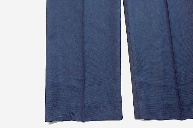 Kenneth Cole Mens Slim fit Dress Pants 36 / 30 Navy Blue Solid Stretch