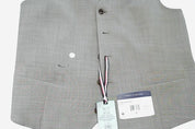 Tommy Hilfiger Mens Modern fit Button-Up Suit Vest Medium Beige Solid Stretch