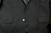Bar Iii Mens Slim fit Tuxedo Jacket Blazer 40 R Black Solid Stretch