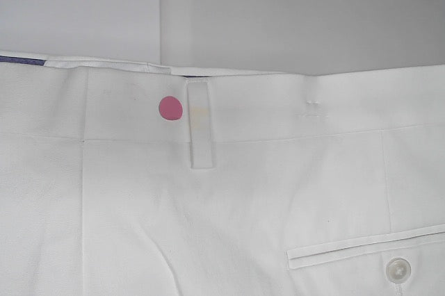Tommy Hilfiger Mens Modern fit Dress Pants 40 / 32 White Solid Stretch