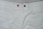 Tommy Hilfiger Mens Modern fit Dress Pants 36 / 30 White Solid Stretch