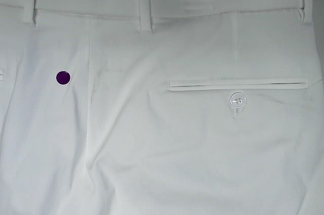 Tommy Hilfiger Mens Modern fit Dress Pants 36 / 32 White Solid Stretch