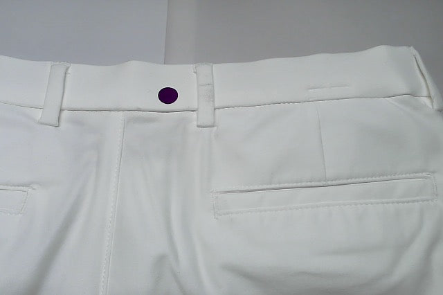 Michael Kors Mens Classic fit Dress Pants 32 / 30 White Solid Stretch