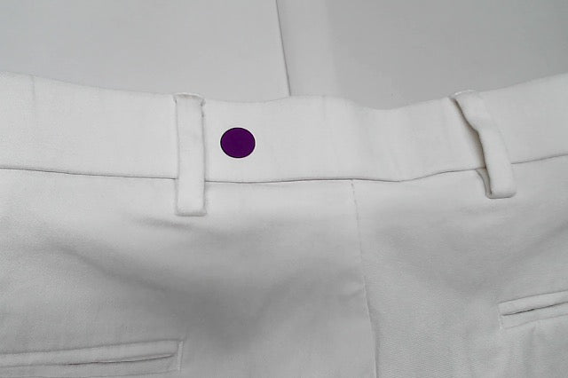 Tommy Hilfiger Mens Modern fit Dress Pants 33 / 32 White Solid Stretch