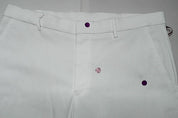 Tommy Hilfiger Mens Modern fit Dress Pants 34 / 32 White Solid Stretch