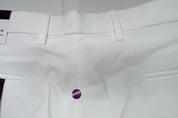 Tommy Hilfiger Mens Modern fit Dress Pants 36 / 30 White Solid Stretch