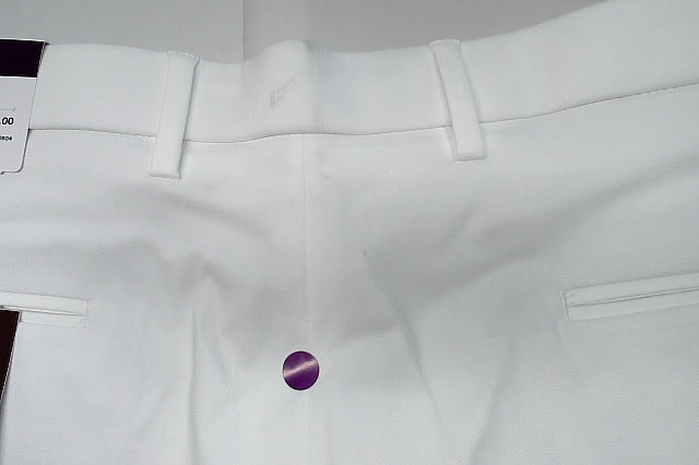 Tommy Hilfiger Mens Modern fit Dress Pants 36 / 30 White Solid Stretch