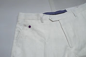Tommy Hilfiger Mens Modern fit Dress Pants 34 / 32 White Solid Stretch