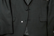 Bar Iii Mens Slim fit Tuxedo Jacket Blazer 44 S Black Solid Stretch