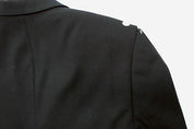 Tallia Mens Classic fit Suit Jacket Blazer 40 R Black Solid Stretch