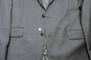 Michael Kors Mens Classic fit Suit Jacket Blazer 42 L Grey Solid Stretch