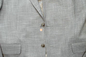 Tommy Hilfiger Mens Modern fit Suit Jacket Blazer 46 S Beige Check Stretch