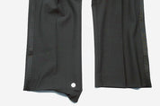 Bar Iii Mens Slim fit Tuxedo Pants 34 / 32 Black Solid Stretch