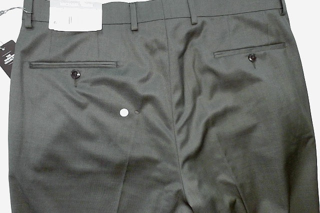 Michael Kors Mens Classic fit Dress Pants 34 / 32 Dark Green Solid Stretch