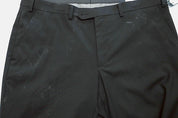 Alfani Mens Slim fit Dress Pants 38 / 30 Black Solid Stretch