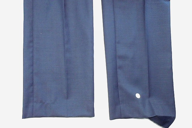 Calvin Klein Mens Slim fit Dress Pants 34 / 34 Navy Blue Solid Stretch