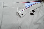 Tommy Hilfiger Mens Modern fit Dress Pants 38 / 30 Beige Solid Stretch