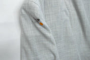 Calvin Klein Mens Slim fit Sport Coat Blazer 44 R Light Grey Solid Stretch