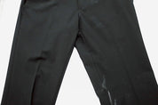 Kenneth Cole Mens Skinny fit Dress Pants 34 / 29 Black Solid Stretch