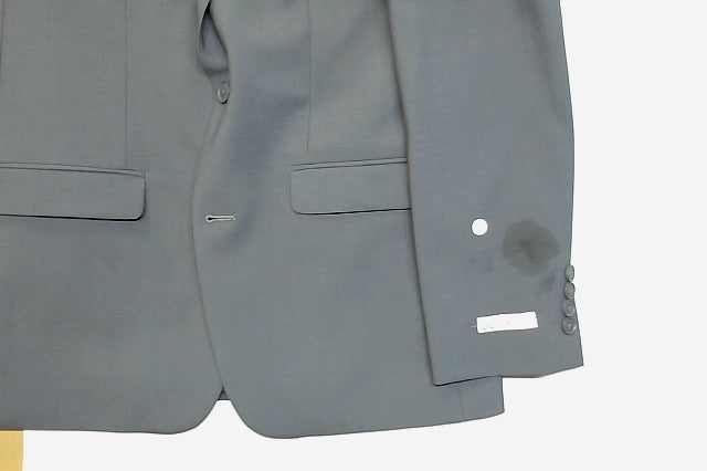 Bar Iii Mens Slim fit Suit Jacket Blazer 38 R Steel Blue Solid Stretch