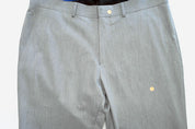 Kenneth Cole Mens Slim fit Dress Pants 34 / 30 Light Grey Solid Stretch