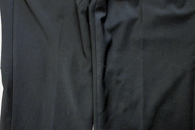 Calvin Klein Mens Slim fit Dress Pants 33 / 32 Black Solid Stretch