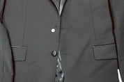 Calvin Klein Mens Slim fit Tuxedo Jacket Blazer 46 R Black Solid Stretch