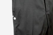 The Men's Store Mens Regular fit Dress Pants 32 / 32 Black Solid Stretch Wool