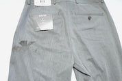 Kenneth Cole Mens Slim fit Dress Pants 30 / 30 Light Grey Solid Stretch